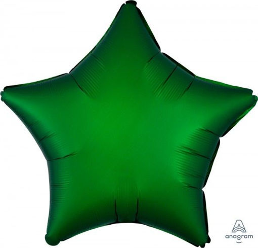 Picture of SATIN LUXE EMERALD FOIL BALLOON STAR - 17INCH